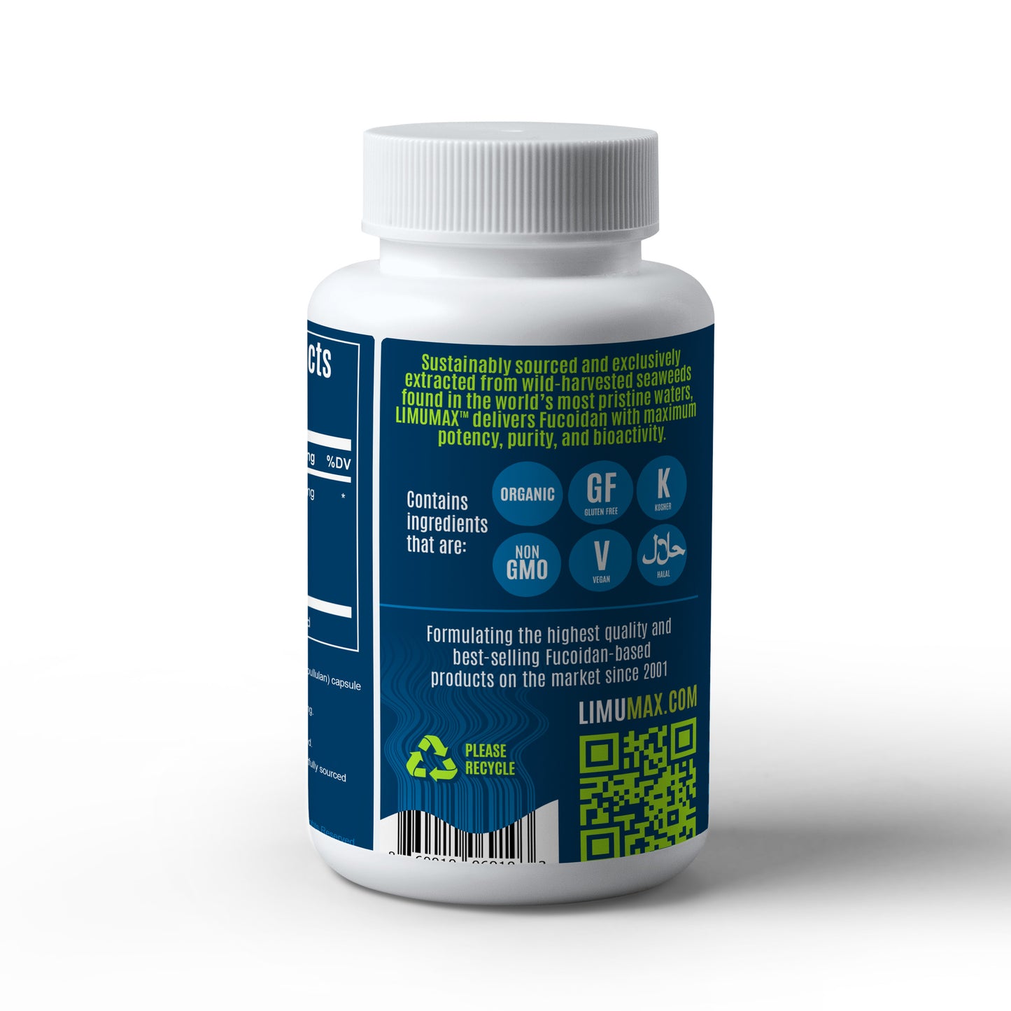 LIMUMAX | Certified Organic Advanced Fucoidan Blend